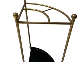 Hollywood Regency Brass Umbrella Stand, 1960s